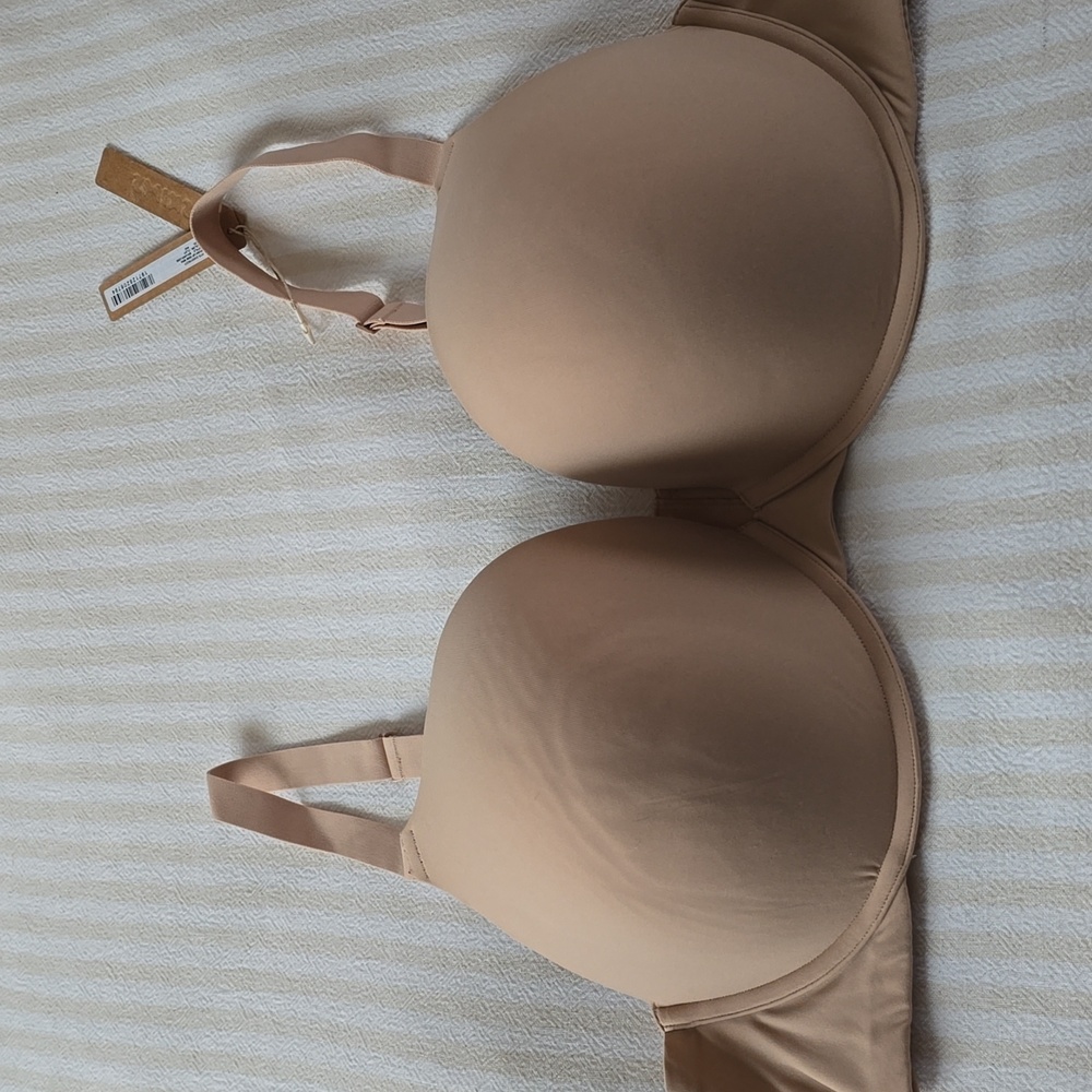SKIMS Fits Everybody Push Up Demi Bra Size:44D Clay